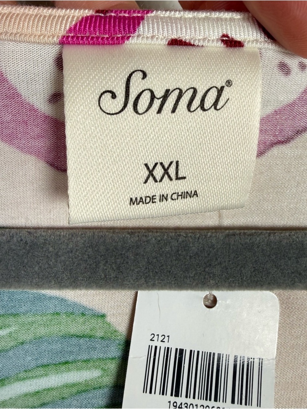 Soma Cool Nights Short Sleeve Crop Pajama Set Size XXL New Pink - Picture 5 of 13